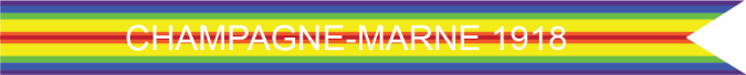 CHAMPAGNE-MARNE 1918 US AIR FORCE CAMPAIGN STREAMER CHAMPAGNE-MARNE 1918 US AIR FORCE CAMPAIGN STREAMER